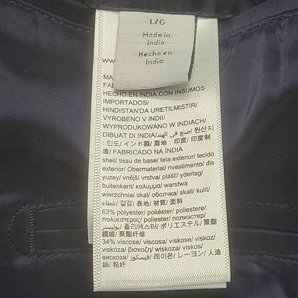 Calvin Klein Blazer Mens Large Navy Infinite Slim Fit 2 Button Sport Coat Jacket - Picture 6 of 8